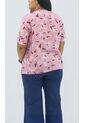 Blusa Para Mujer. Manga Corta Rosado Marca L&H Ref. 5P612099 de L&H