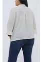 Blusa Para Mujer. Manga 3/4 Beige Marca L&H Ref. 5P612100 de L&H