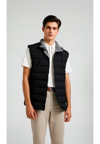 Chaleco Para Hombre Negro Marca L&H Ref. 6N125008 L&H