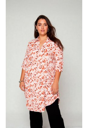 Bluson Para Mujer. Manga Corta Taupe Marca L&H Ref. 7D624019