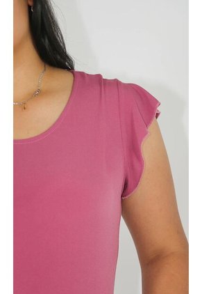 Enterizo Para Mujer Manga Corta Rosado Marca L&H Ref. 2J432015