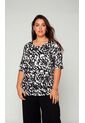 Camiseta Para Mujer. Manga Corta Negro Marca L&H Ref. 2J609086 de L&H