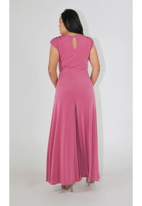 Enterizo Para Mujer Manga Corta Rosado Marca L&H Ref. 2J432015