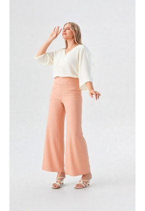 Pantalon Para Mujer Beige Marca L&H Ref. 8E407006