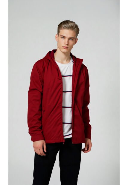 Chaqueta Para Hombre Vino Marca L&H Ref. 9B108082