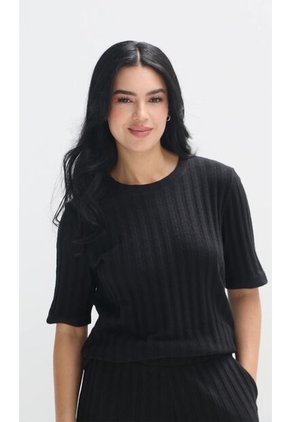 Sudadera Para Mujer Negro Marca L&H Ref. 3P405002
