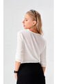 Blusa Para Mujer Manga Corta Crudo Marca L&H Ref. 8E412045 de L&H