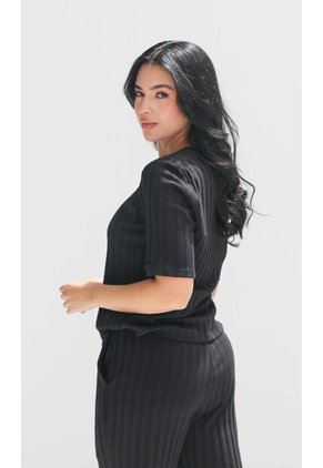 Sudadera Para Mujer Negro Marca L&H Ref. 3P405002