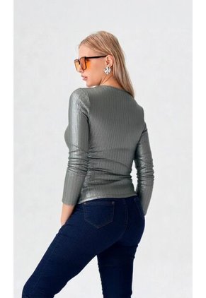 Camiseta Para Mujer Verde Marca L&H Ref. 3Za409002