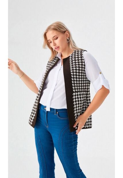 Chaleco Para Mujer Negro Marca L&H Ref. 4E425017