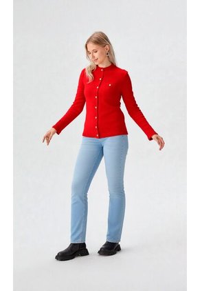 Saco Para Mujer Rojo Marca L&H Ref. 4E433040