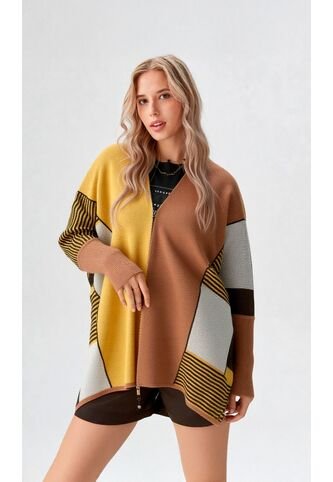 Capa Para Mujer Taupe Marca L&H L&H