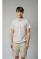 Polo Para Hombre Beige Marca L&H de L&H