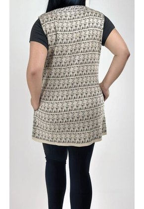 Chaleco Para Mujer. Beige Marca L&H