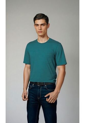 T-Shirt Para Hombre Verde Marca L&H Ref. 4K109088 L&H