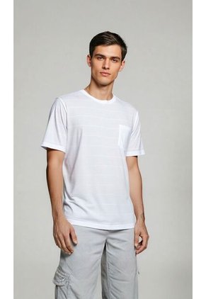 T-Shirt Para Hombre Blanco Marca L&H