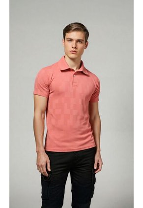 Polo Para Hombre Rosado Marca L&H