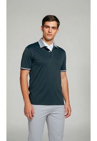 Polo Para Hombre Negro Marca L&H L&H