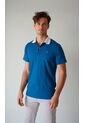 Polo Para Hombre Manga Corta Azul Marca L&H Ref. 4K109109 de L&H