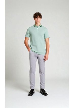 Polo Para Hombre Verde Marca L&H Ref. 4K109115