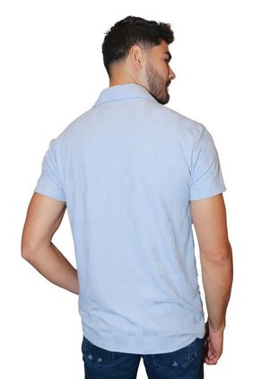 Polo Para Hombre Azul Marca L&H