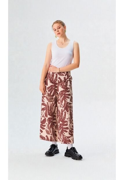Pantalon Para Mujer Cafe Marca L&H Ref. 1F407250