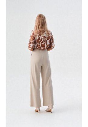 Pantalon Para Mujer Beige Marca L&H Ref. 2J407075