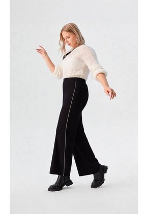 Pantalon Para Mujer Negro Marca L&H Ref. 2J407074