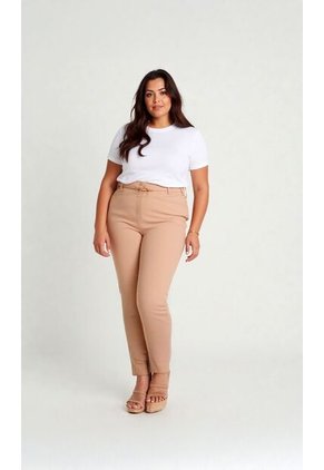 Pantalon Para Mujer. Caqui Marca L&H Ref. 1F607066