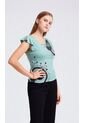 Camiseta Para Mujer Manga Corta Verde Marca L&H Ref. 4R409220 de L&H