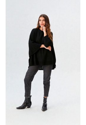 Capa Para Mujer Negro Marca L&H