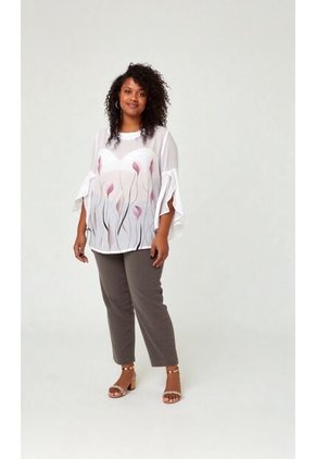 Blusa Para Mujer. Manga 3/4 Rosado Marca L&H Ref. 4R612035