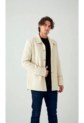 Chaqueta Para Hombre Beige Marca L&H