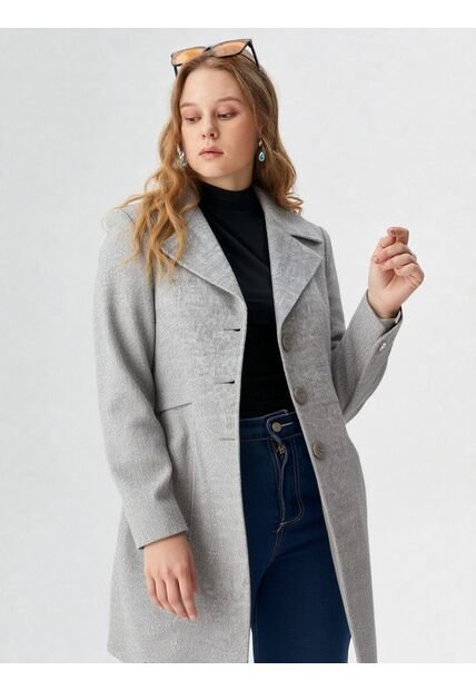 Gaban Para Mujer Gris Claro Marca L&H