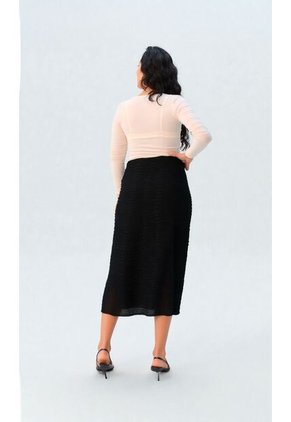 Falda Para Mujer Negro Marca L&H Ref. 5P414014