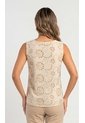 Blusa Para Mujer Manga Sisa Beige Marca L&H Ref. 1F412710 de L&H