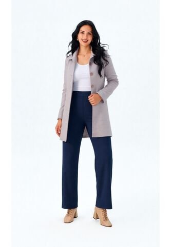 Gaban Para Mujer Cafe Marca L&H Ref. 4V408155 L&H