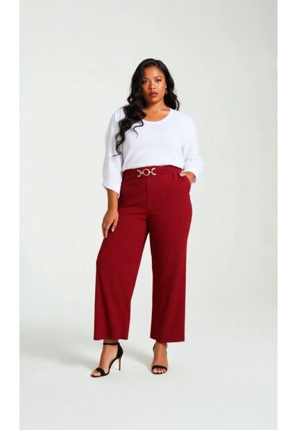 Pantalon Para Mujer. Vino Marca L&H Ref. 1F607086