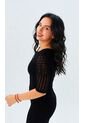 Vestido Para Mujer Manga Corta Negro Marca L&H Ref. 5P417013 de L&H