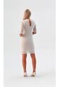 Vestido Para Mujer Manga Corta Crudo Marca L&H Ref. 5P417013 de L&H