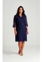 Vestido Para Mujer. Azul Oscuro Marca L&H Ref. 5P617007 de L&H