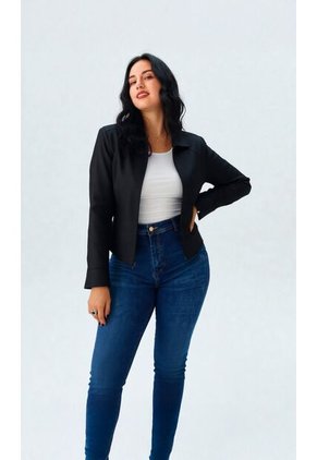 Chaqueta Para Mujer Negro Marca L&H Ref. 4V408165