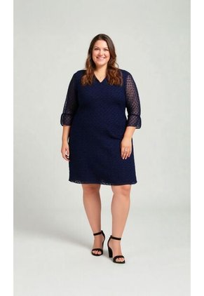 Vestido Para Mujer. Azul Oscuro Marca L&H Ref. 5P617007