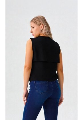 Chaleco Para Mujer Negro Marca L&H Ref. 4V425034