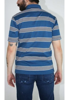 Polo Para Hombre Azul Marca L&H