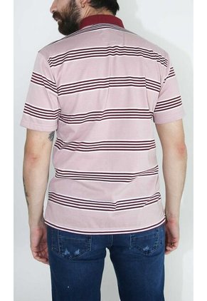 Polo Para Hombre Rosado Marca L&H