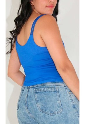 Camiseta Para Mujer Azul Marca L&H