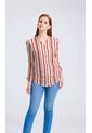 Blusa Para Mujer Manga 3/4 Terracota Marca L&H Ref. 5P412246 de L&H
