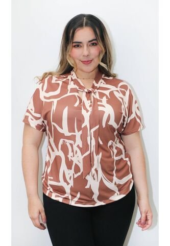 Camiseta Para Mujer. Manga Corta Cafe Marca L&H L&H