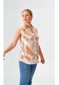 Blusa Para Mujer Manga Sisa Taupe Marca L&H Ref. 5P412247 de L&H